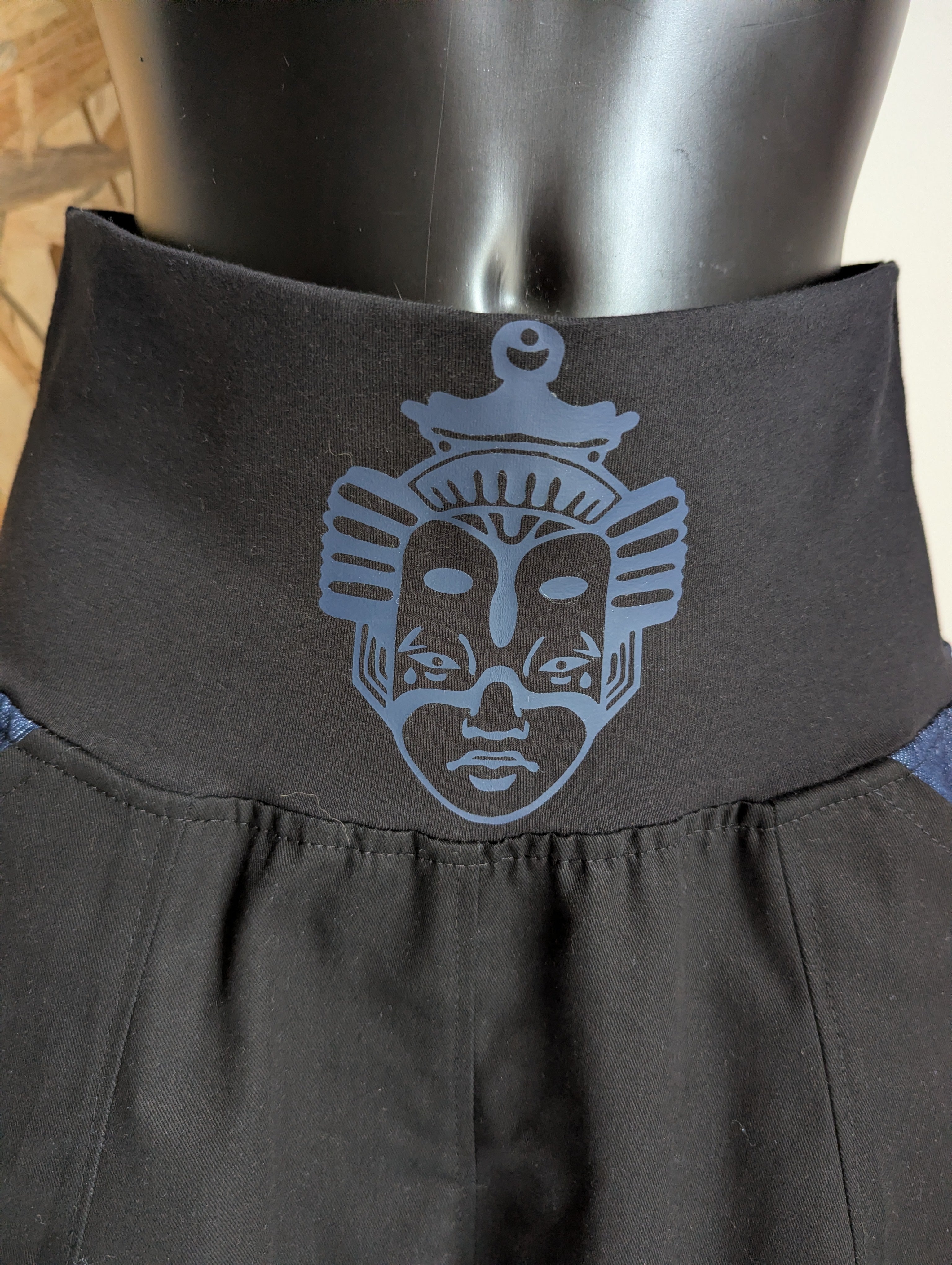 KijiBato Blue P26 Baggy Jap 4.1 "Naha" (Ōkini P26) + Tablier TM petit L