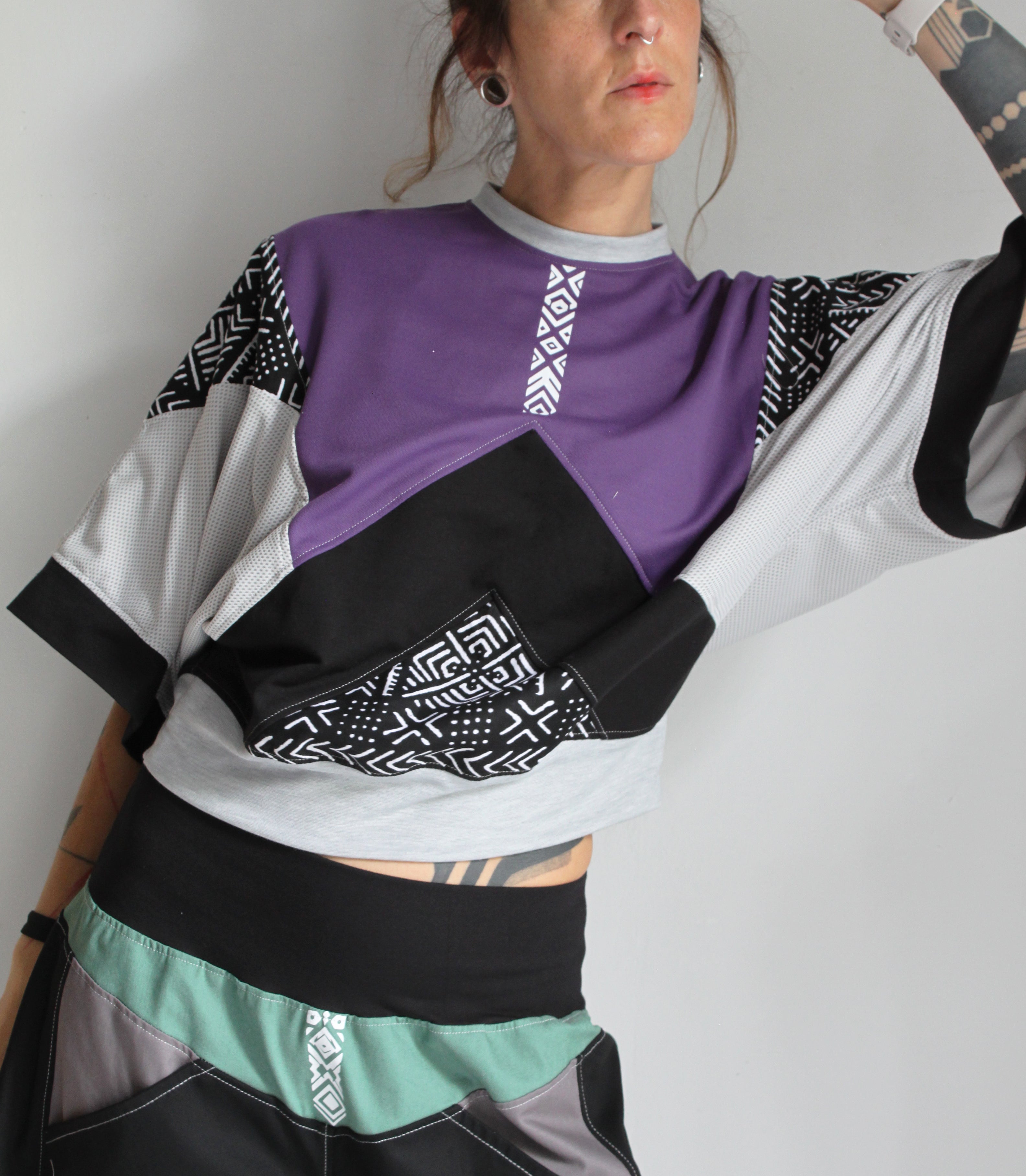 💜🩶OUIDAH💚🖤 Capsule E26 Haut "Kimo" TM