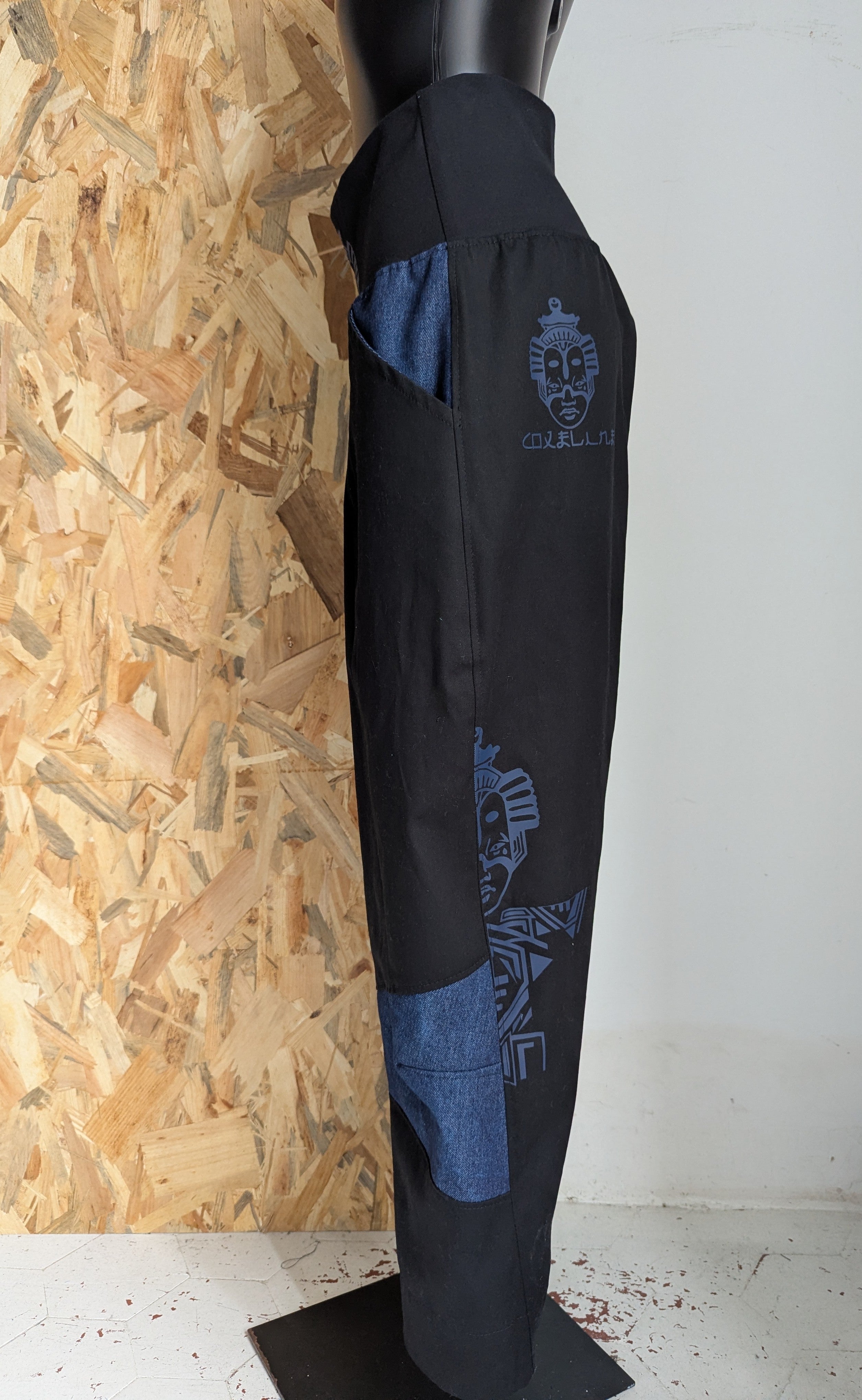 KijiBato Blue P26 Baggy Jap 4.1 "Naha" (Ōkini P26) + Tablier TM petit L