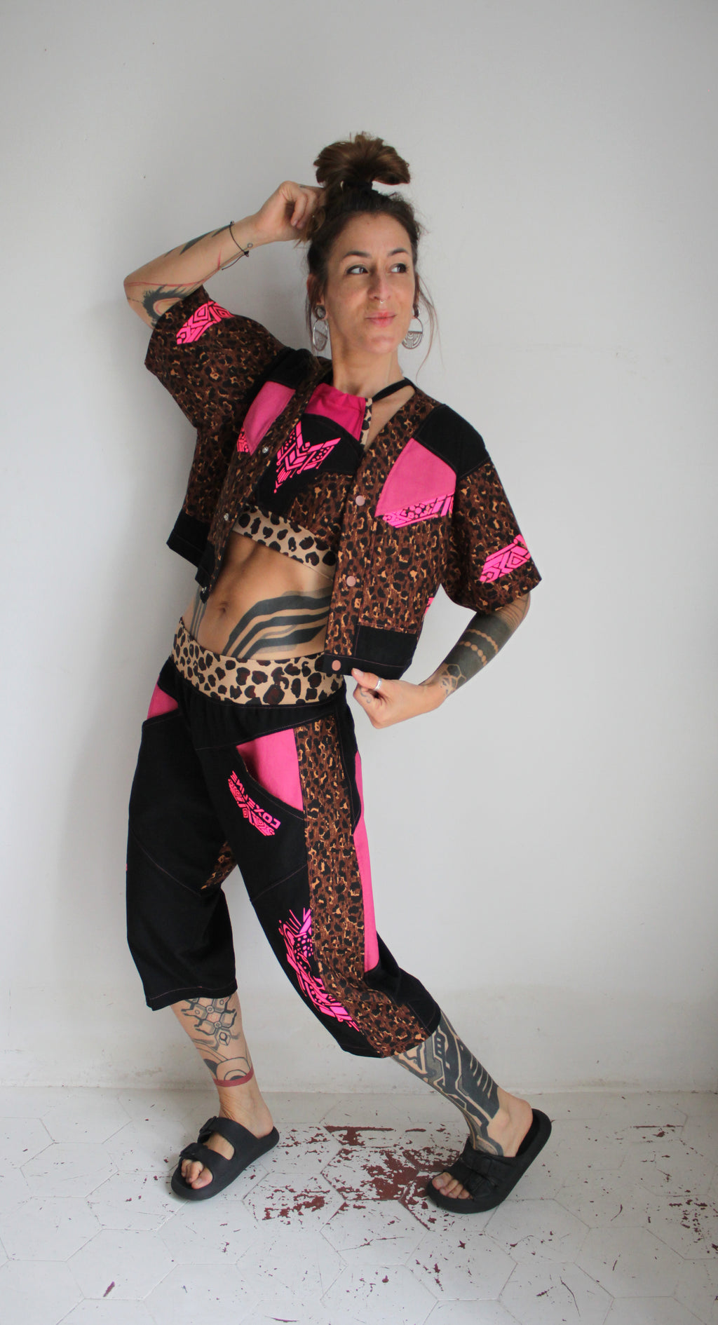 Safari Pop'🩷🐆🧡E26 Fat/Short TM petit L