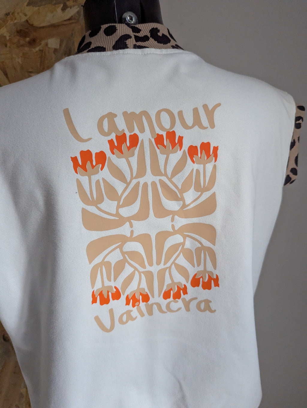 "l'Amour Vaincra" 2.0 P26 tee-shirt Basic + Crop TM