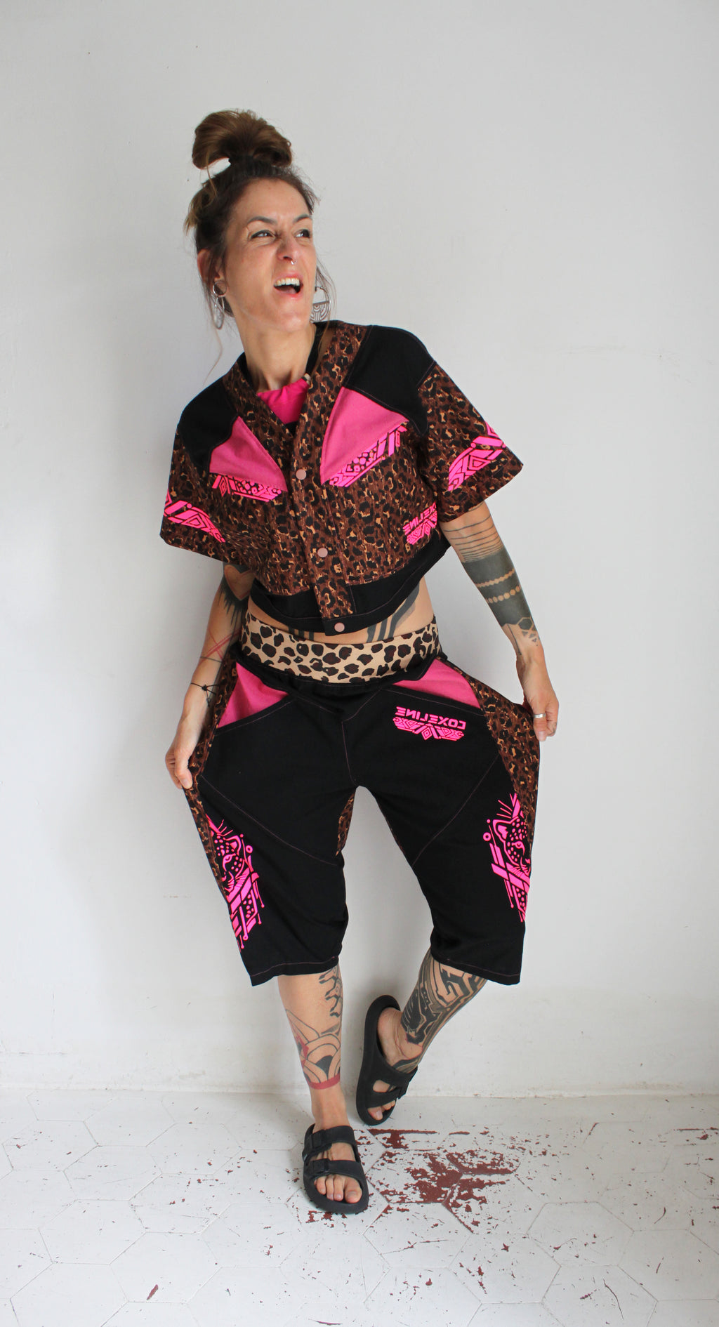 Safari Pop'🩷🐆🧡E26 Fat/Short TM petit L