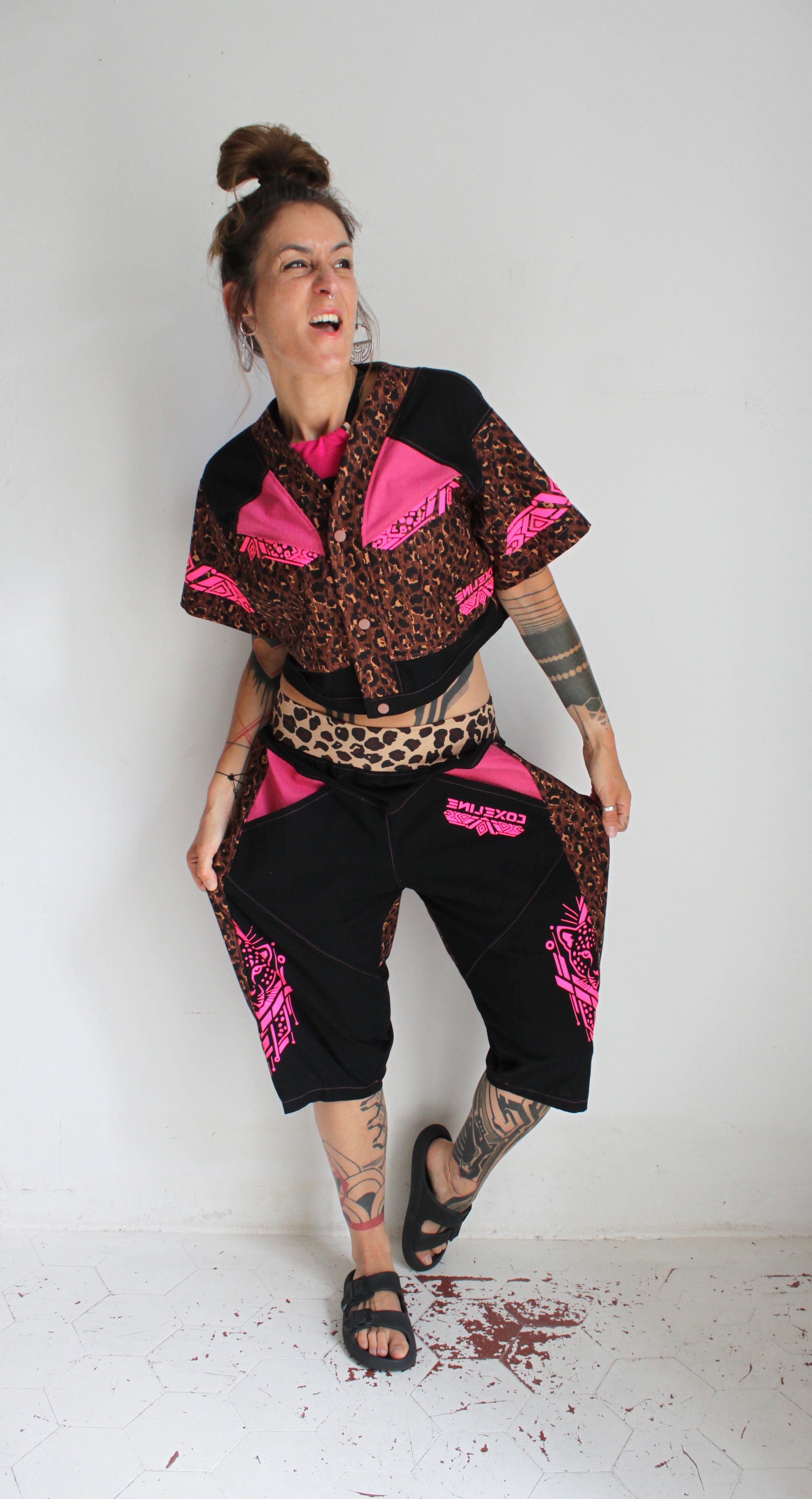 Safari Pop'🩷🐆🧡E26 Fat/Short TM petit L