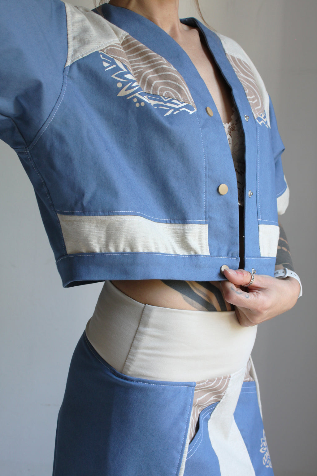 🪷 IBUKI 🪷 Capsule P26 Baseball Crop Veste TM