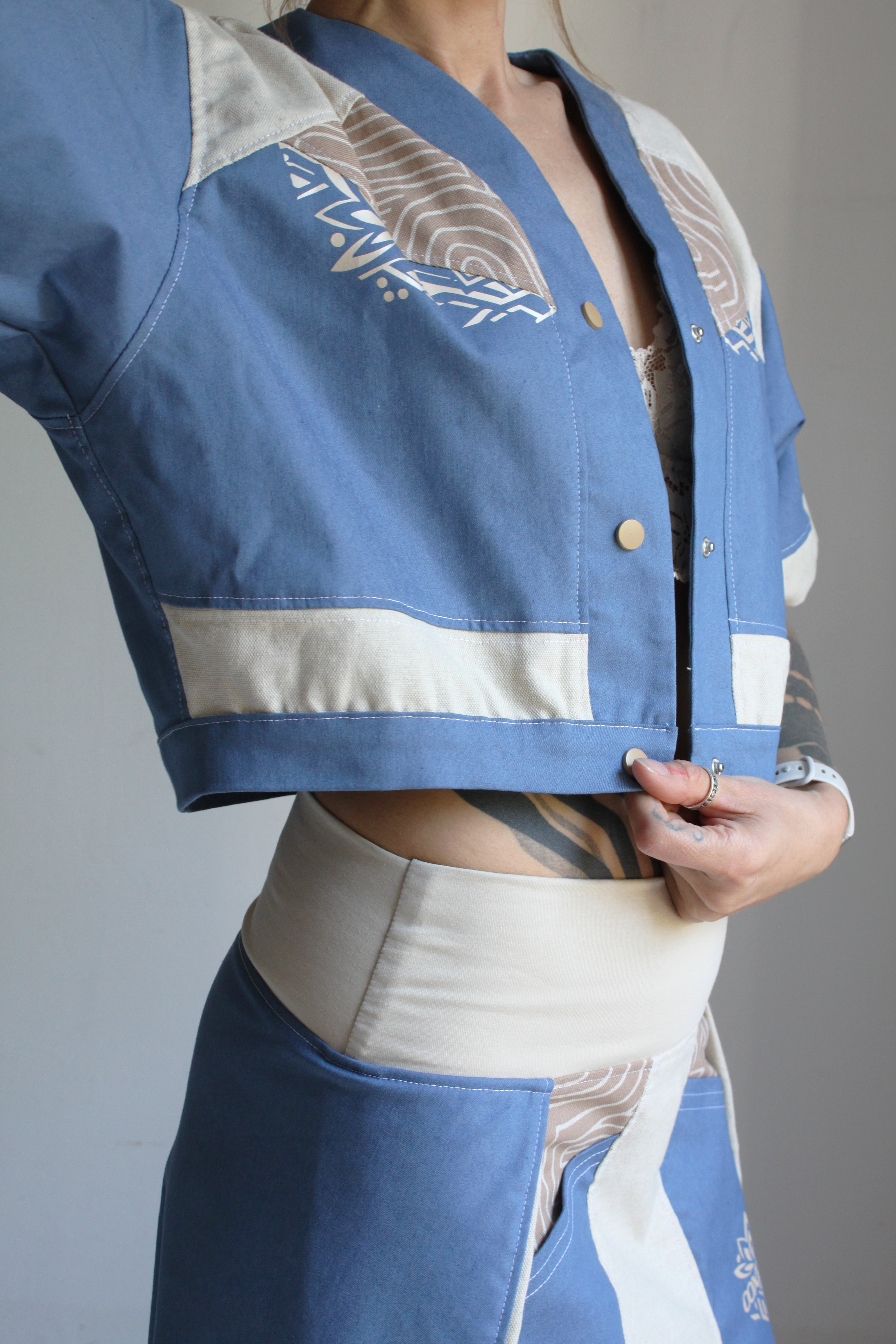🪷 IBUKI 🪷 Capsule P26 Baseball Crop Veste TM