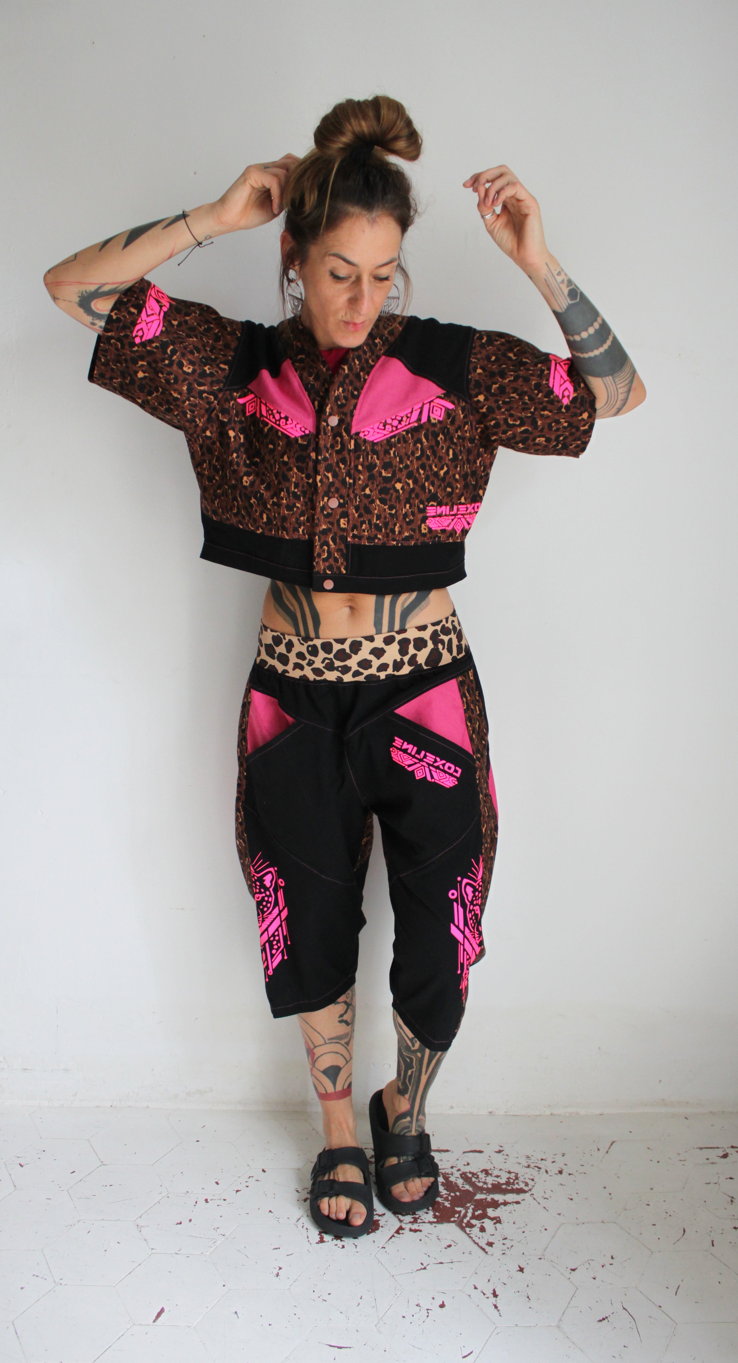 Safari Pop'🩷🐆🧡E26 Fat/Short TM petit L