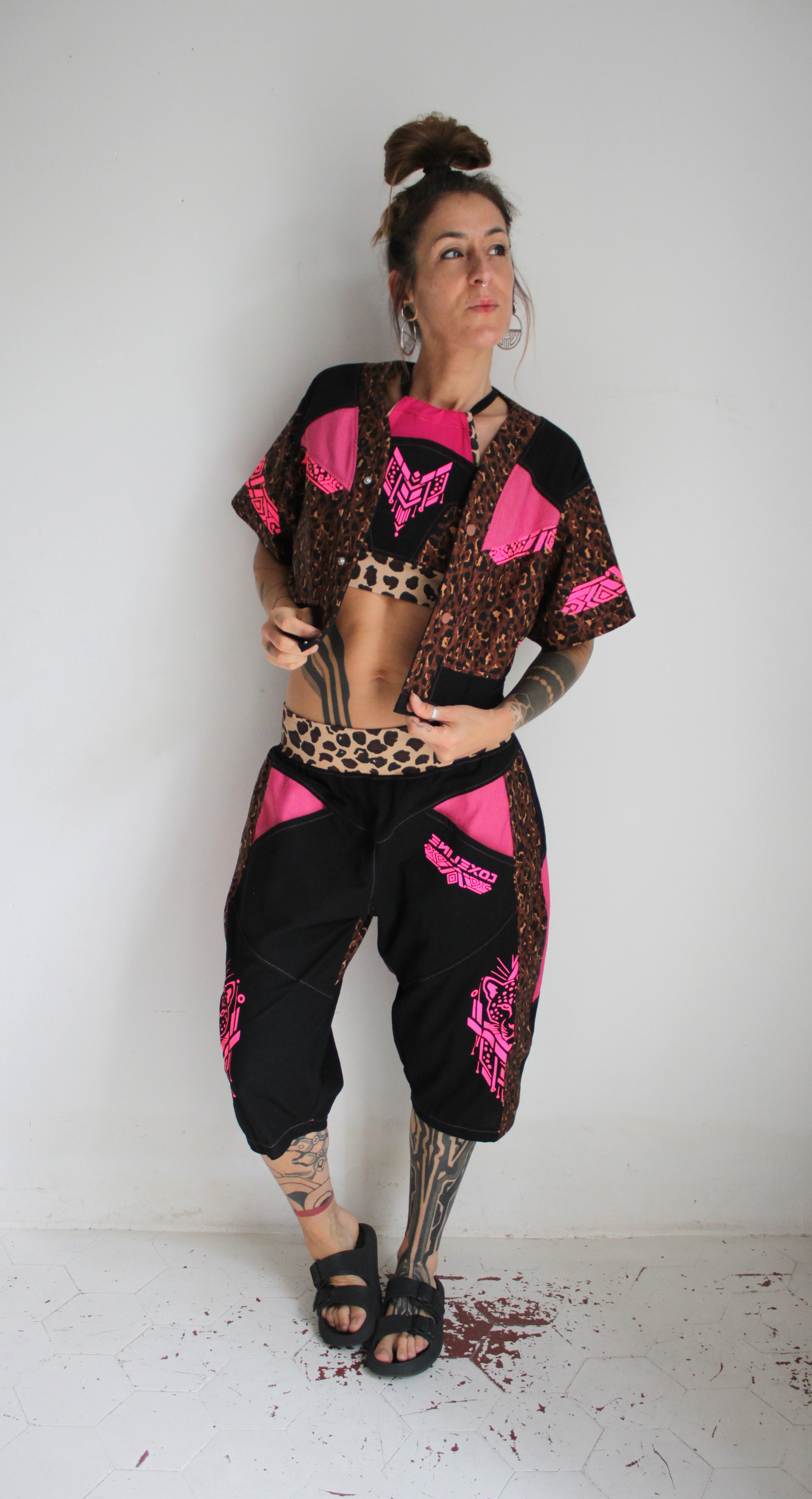 Safari Pop'🩷🐆🧡E26 Fat/Short TM petit L