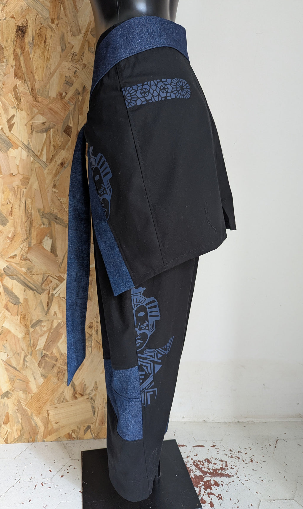 KijiBato Blue P26 Baggy Jap 4.1 "Naha" (Ōkini P26) + Tablier TM petit L